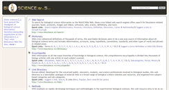 Desktop Screenshot of bioscience.ws