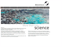Tablet Screenshot of bioscience.cl